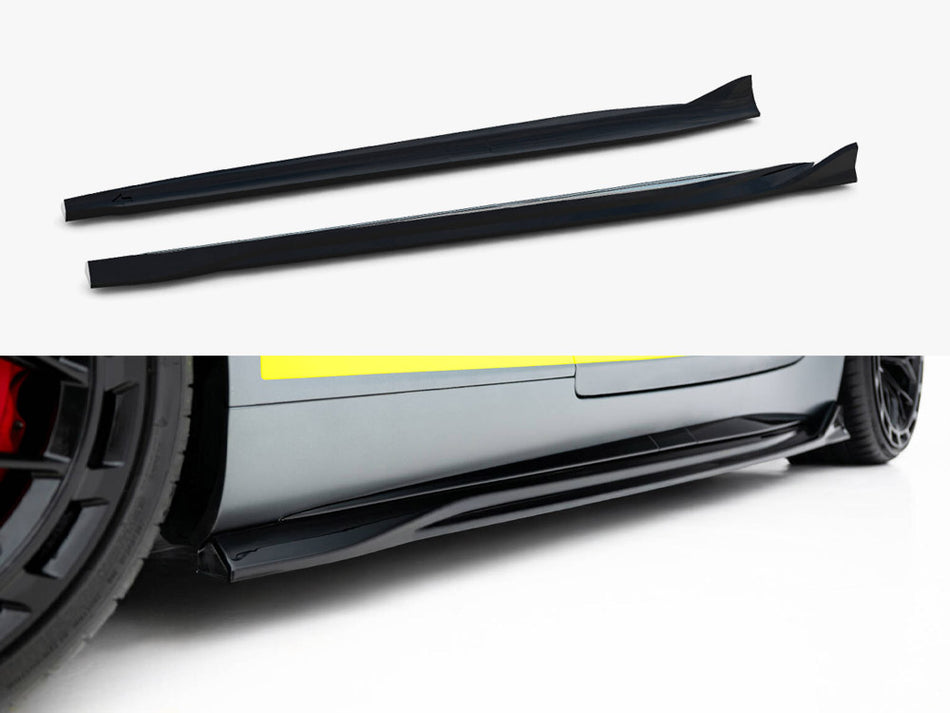 Maxton Side Skirts Diffusers Mercedes-AMG GT C C190 Facelift