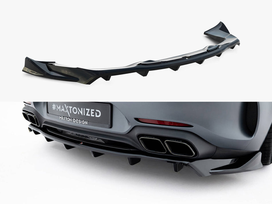Maxton Rear Splitter (Vertical Bars) Mercedes-AMG GT C C190 Facelift