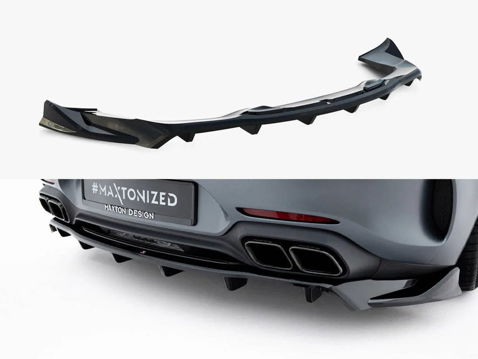 Maxton Rear Splitter (Vertical Bars) Mercedes-AMG GT C C190 Facelift
