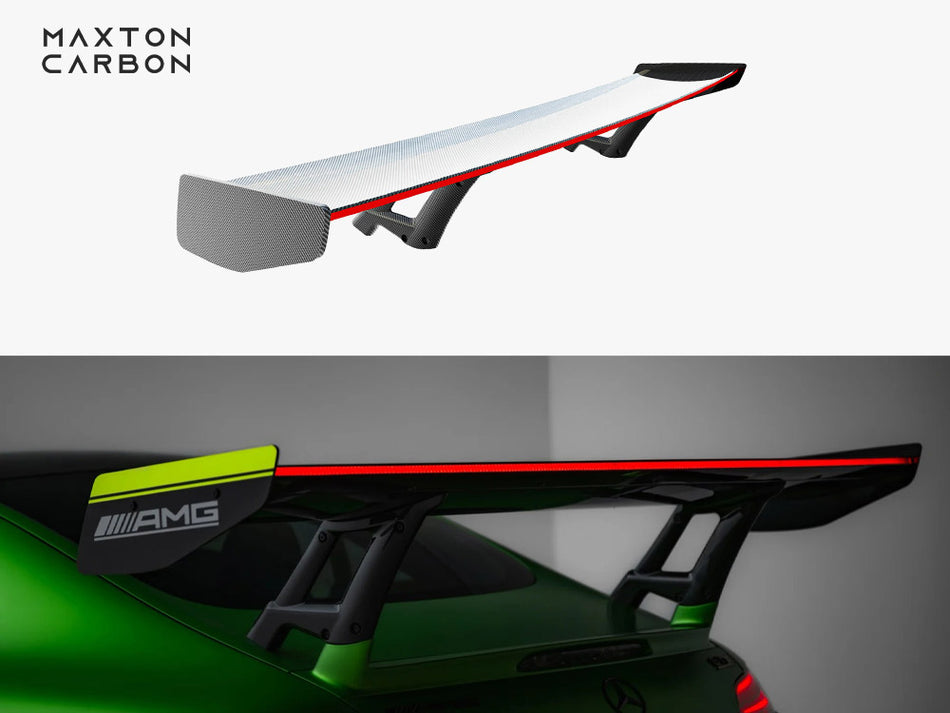 Maxton Carbon Spoiler + LED Mercedes-AMG GTR C190 Facelift