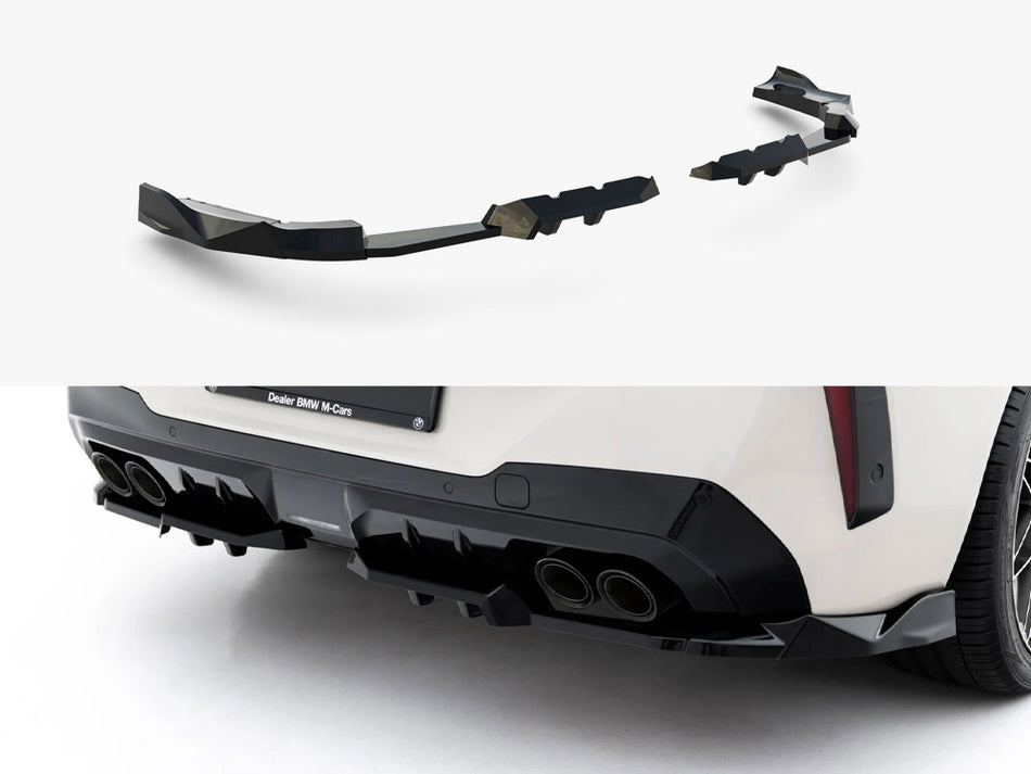 Maxton Rear Splitter (Vertical Bars) BMW X3 M50 G45
