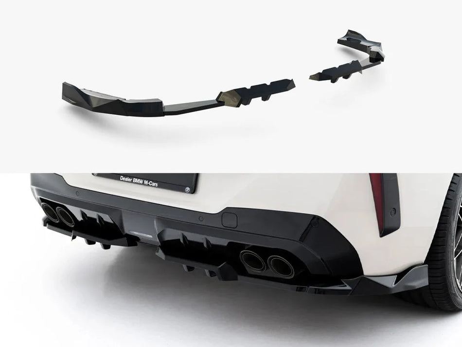 Maxton Rear Splitter (Vertical Bars) BMW X3 M50 G45