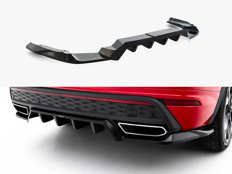 Maxton Rear Splitter (Vertical Bars) Skoda Kodiaq RS Mk2