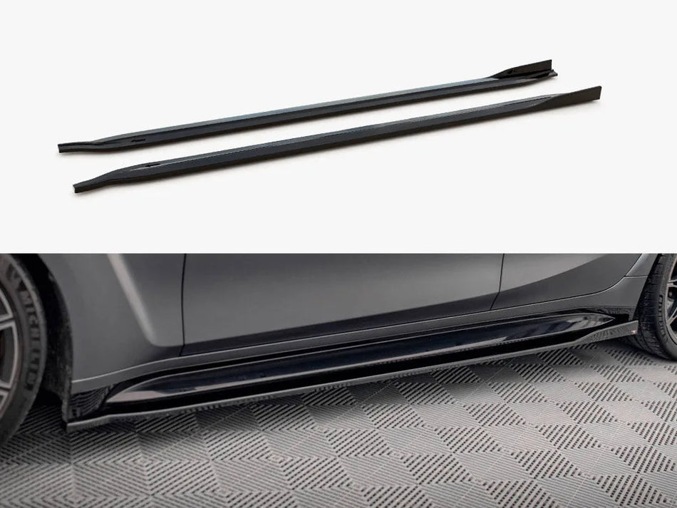 Maxton Side Skirts Diffusers V.2 BMW M3 Sedan / Touring G80 / G81