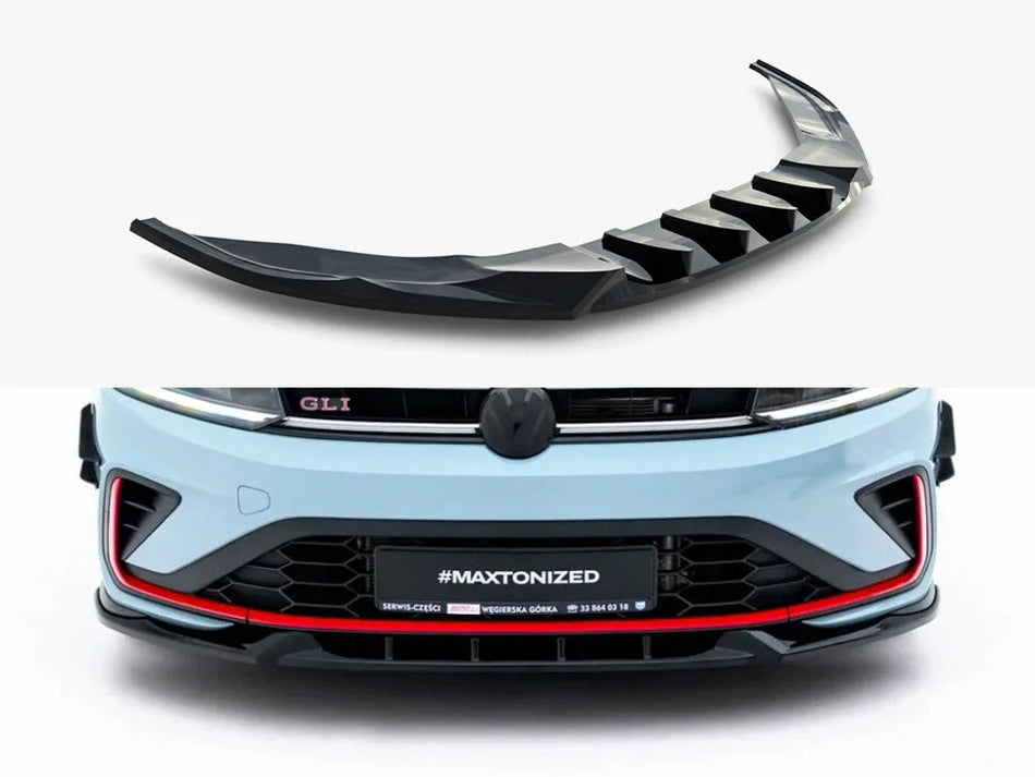 Maxton Front Splitter V.1 Volkswagen Jetta GLI Mk7 Facelift 2