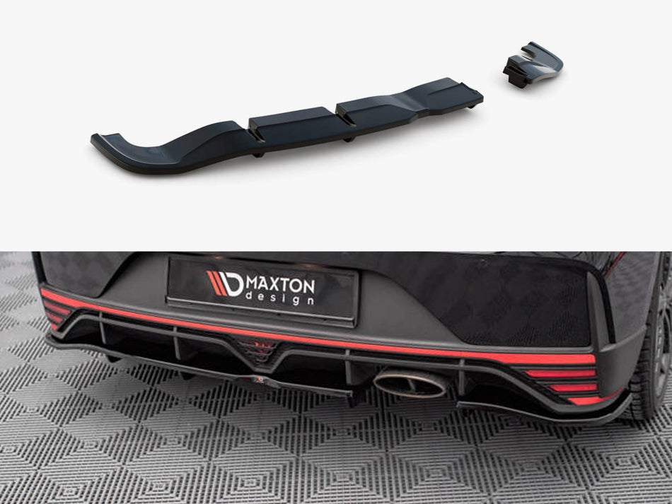 Maxton Rear Splitter (Vertical Bars) Hyundai I20 N Mk3