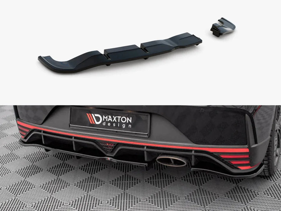 Maxton Rear Splitter (Vertical Bars) Hyundai I20 N Mk3