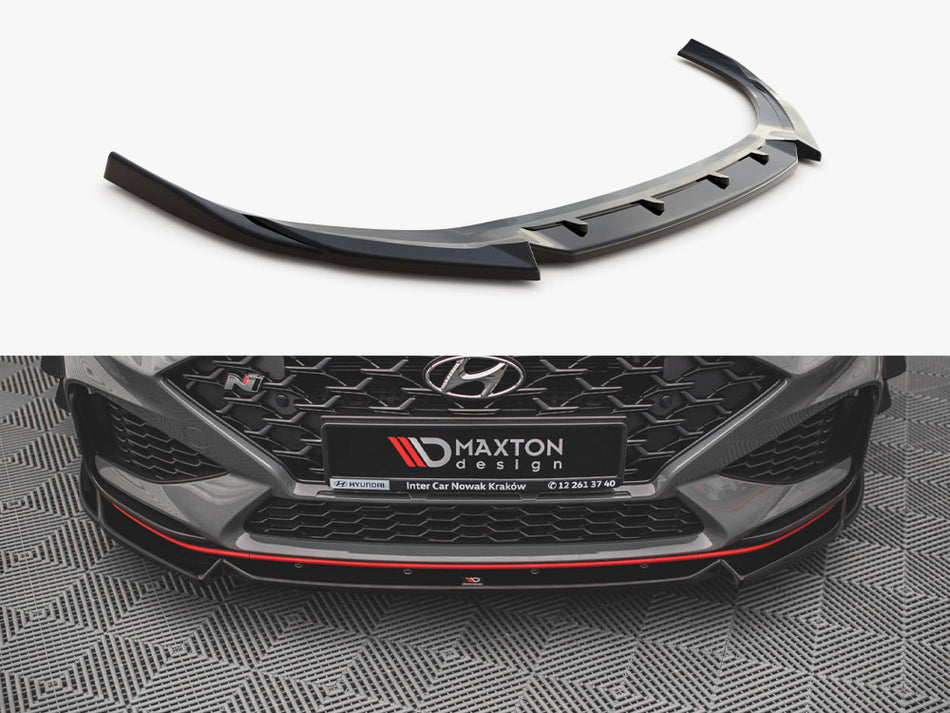 Maxton Front Splitter V.2 Hyundai I30 N / I30 N-Line Hatchback / Fastback Mk3 Facelift
