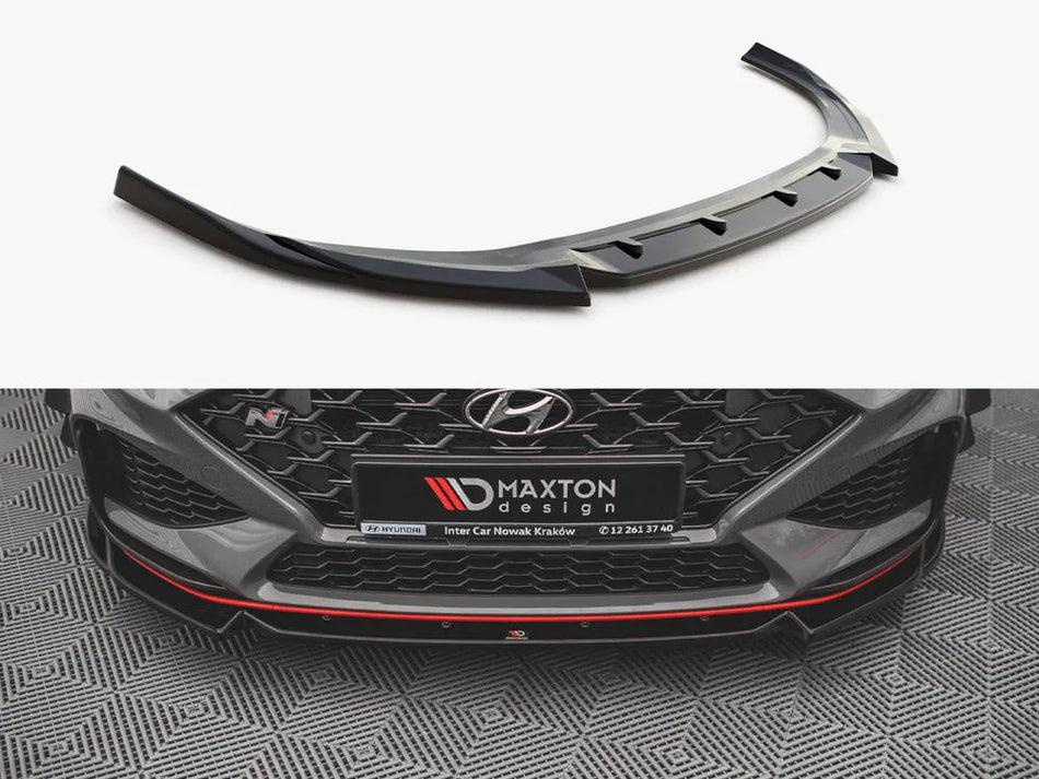 Maxton Front Splitter V.2 Hyundai I30 N / I30 N-Line Hatchback / Fastback Mk3 Facelift