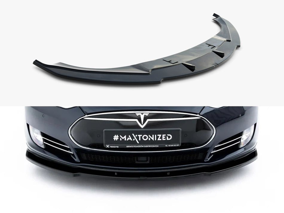 Maxton Front Splitter V.2 Tesla Model S Mk1