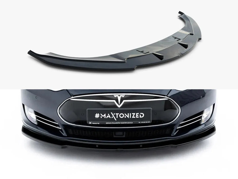 Maxton Front Splitter V.2 Tesla Model S Mk1