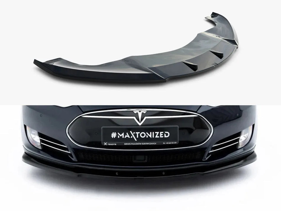 Maxton Front Splitter V.1 Tesla Model S Mk1