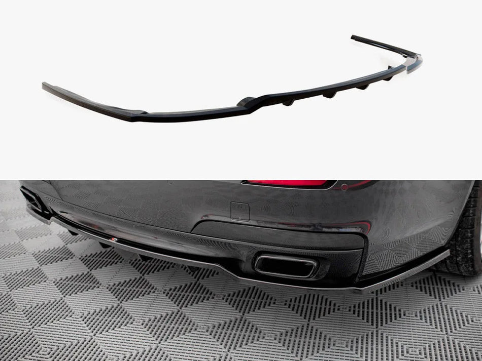 Maxton Rear Splitter (Vertical Bars) BMW 7 M-Pack F01