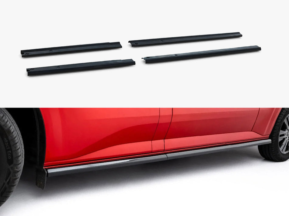 Maxton Side Skirts Diffusers Ford Transit Custom L2 / Tourneo Custom L2 Mk2