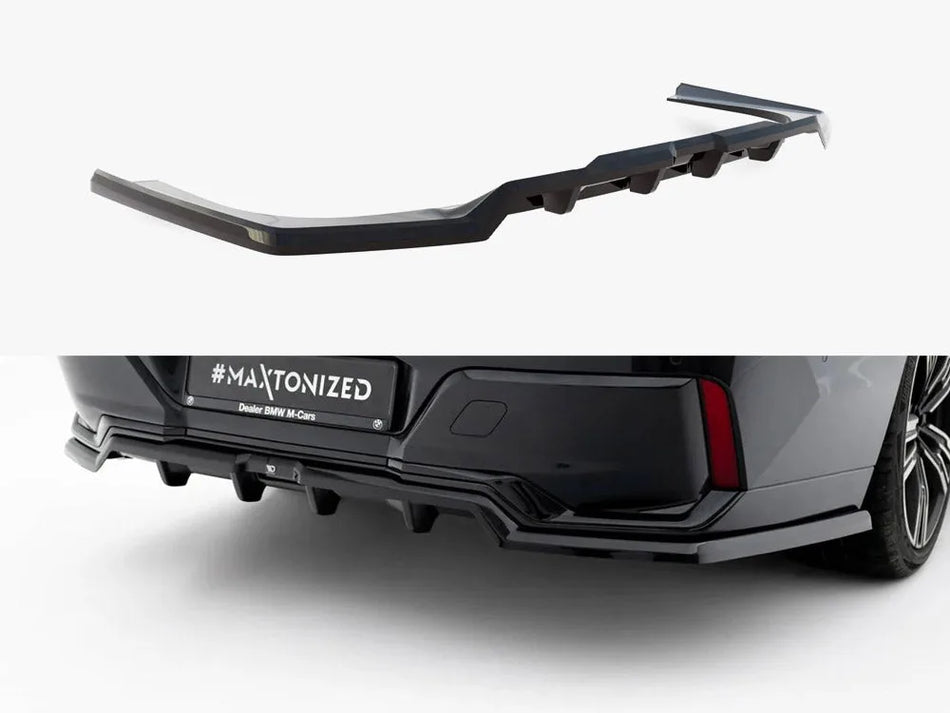 Maxton Rear Splitter (Vertical Bars) V.1 BMW 7 M-Pack G70