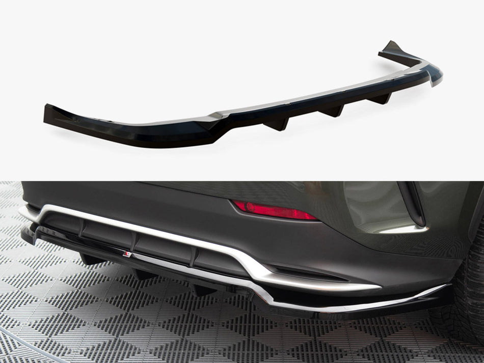 Maxton Rear Splitter (Vertical Bars) Lexus NX F-Sport Mk2