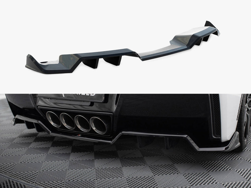 Maxton Rear Splitter (Vertical Bars) Chevrolet Corvette Stingray C7