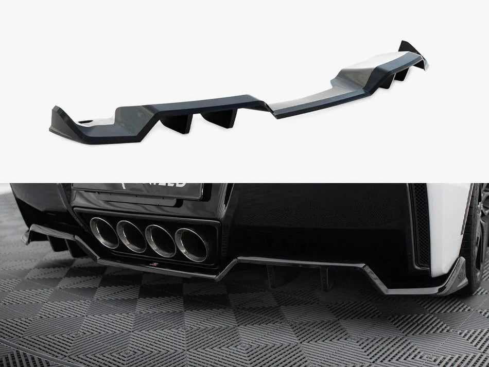 Maxton Rear Splitter (Vertical Bars) Chevrolet Corvette Stingray C7