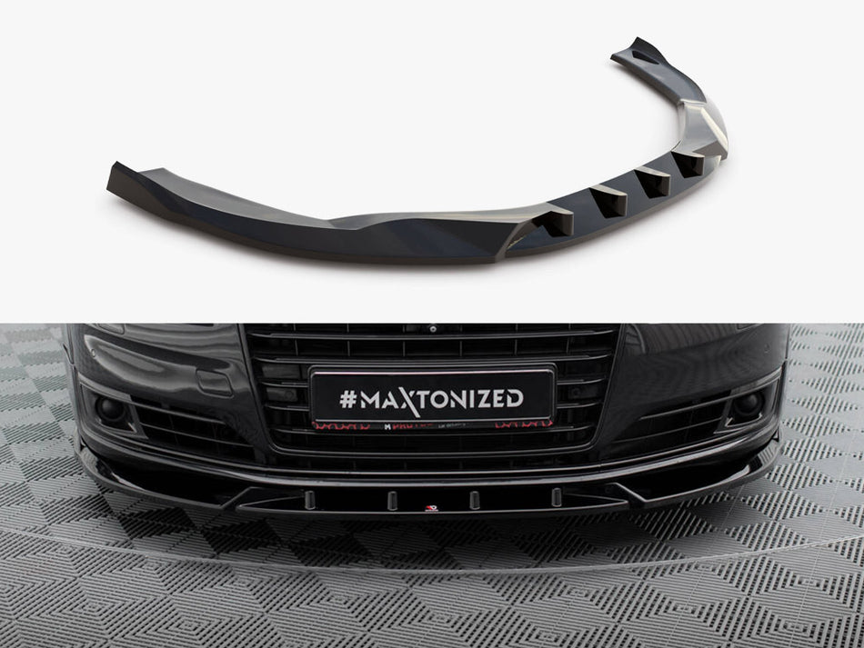 Maxton Front Splitter Audi A8 D4 Facelift