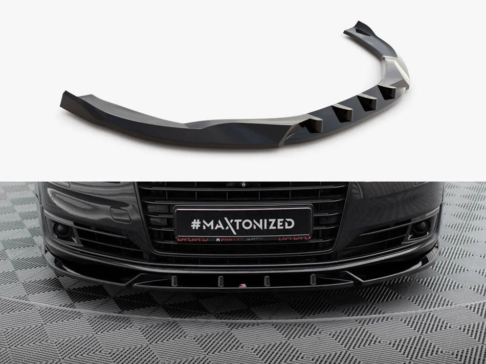 Maxton Front Splitter Audi A8 D4 Facelift