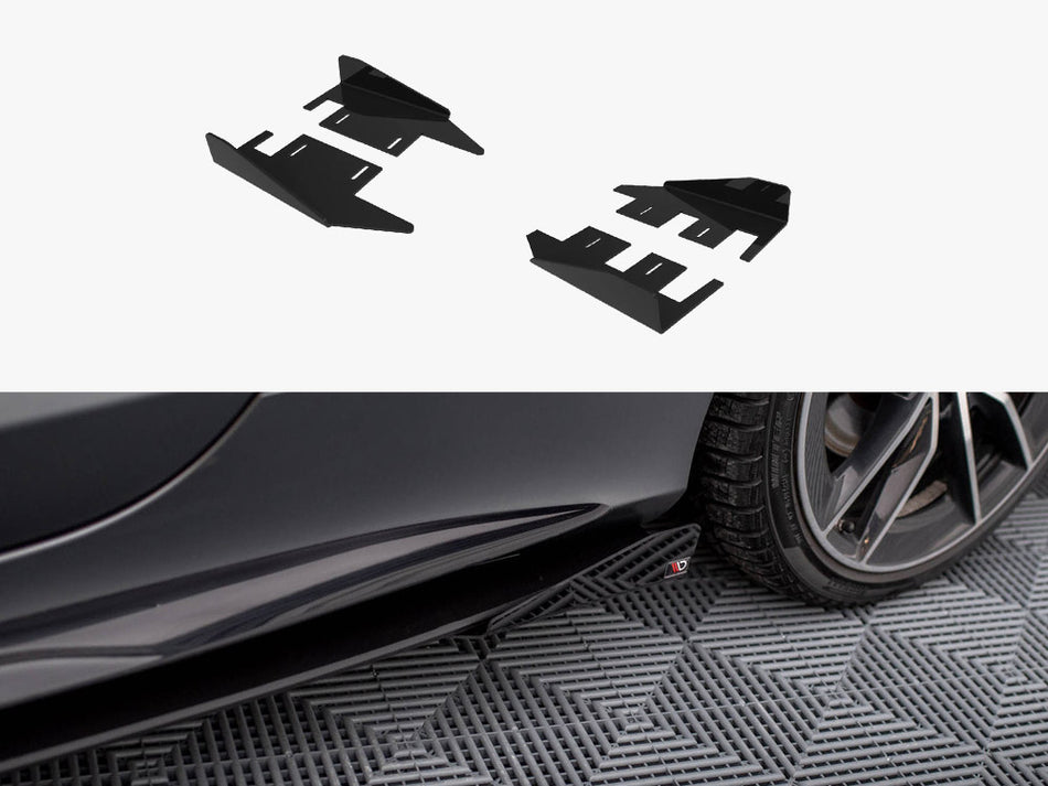 Maxton Side Flaps Mercedes-AMG C43 Coupe / Cabrio C205 Facelift / A205 Facelift
