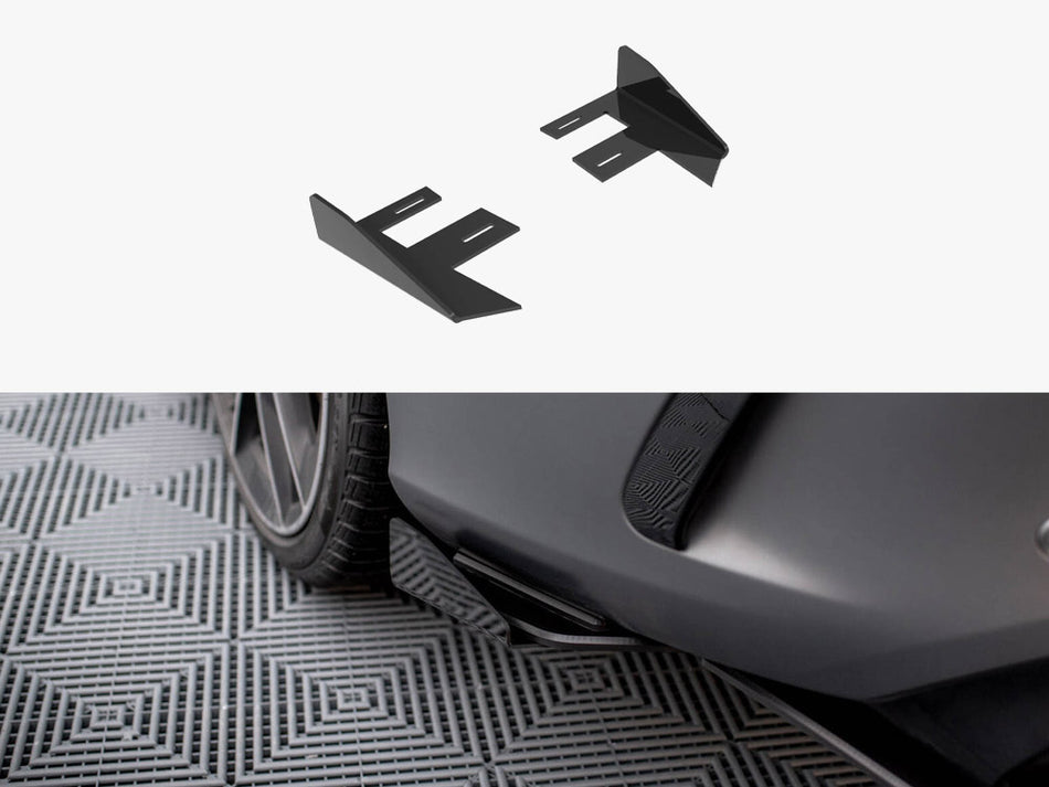 Maxton Rear Side Flaps Mercedes-AMG C43 Coupe / Cabrio C205 Facelift / A205 Facelift