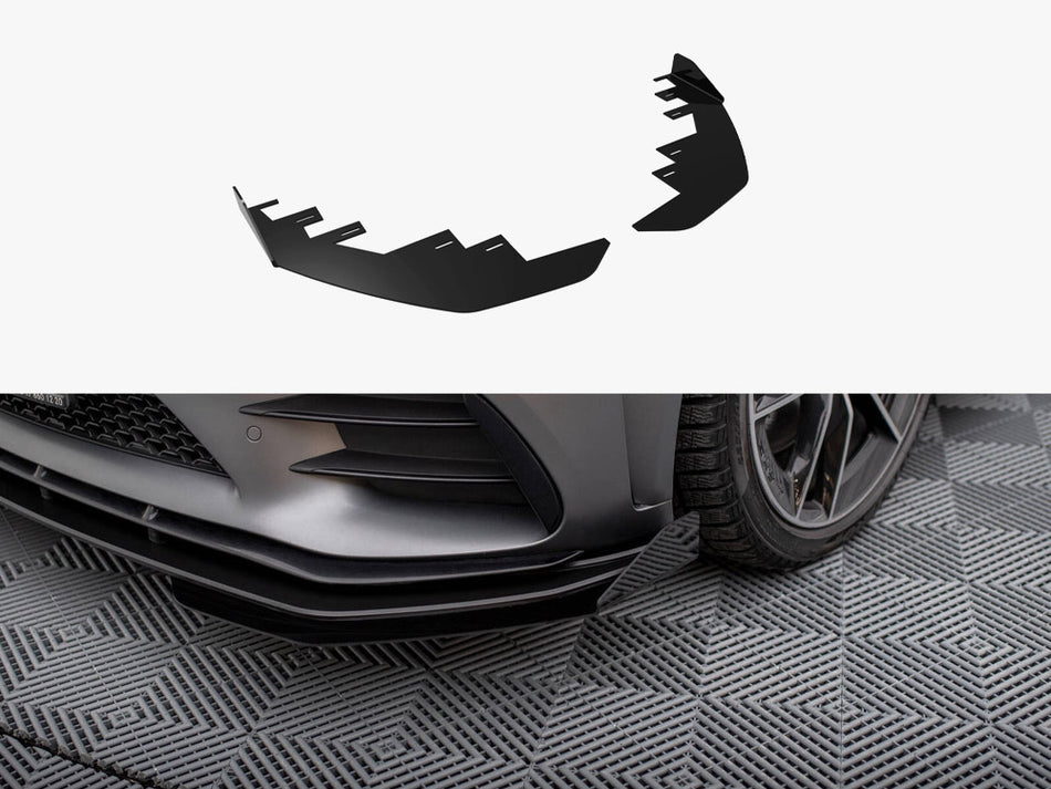 Maxton Front Flaps Mercedes-AMG C43 Coupe / Cabrio C205 Facelift / A205 Facelift