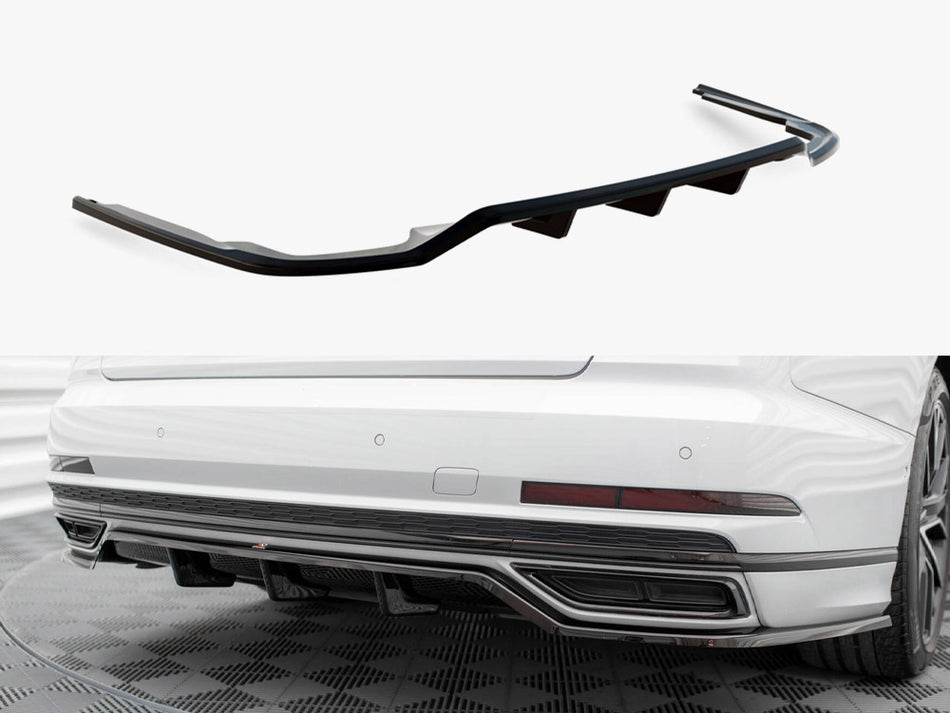 Maxton Rear Splitter (Vertical Bars) Audi A8 S-Line D5