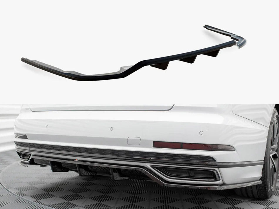 Maxton Rear Splitter (Vertical Bars) Audi A8 S-Line D5