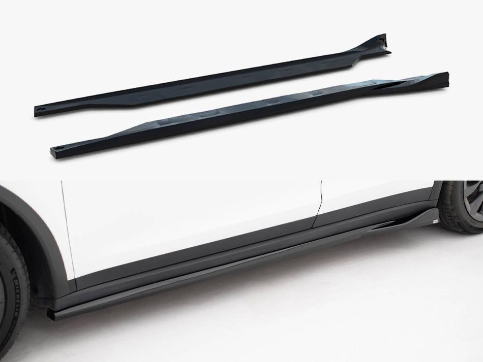 Maxton Side Skirts Diffusers V.2 Tesla Model X Mk1 Facelift
