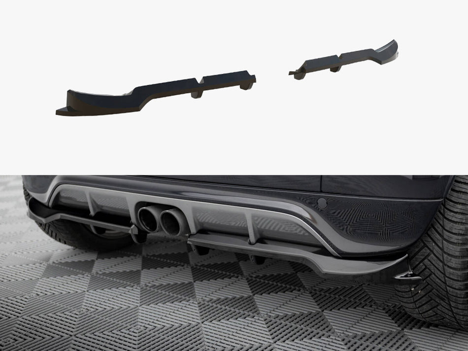 Maxton Rear Splitter (Vertical Bars) Brabus Smart Fortwo C451 Facelift