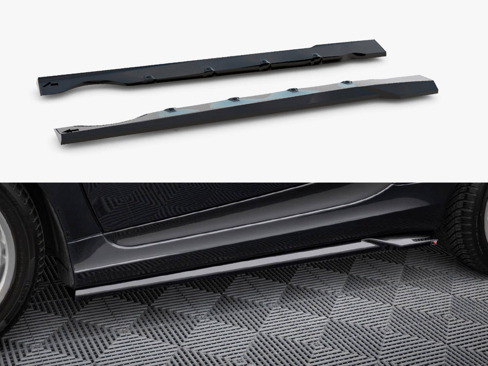 Maxton Side Skirts Diffusers Brabus Smart Fortwo C451 Facelift