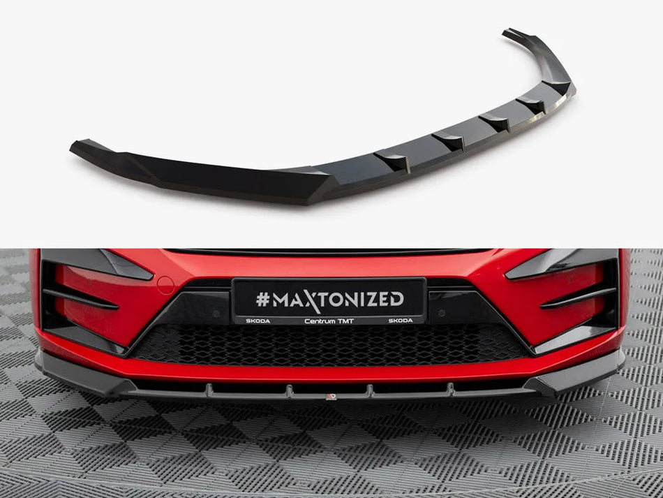 Maxton Front Splitter Skoda Enyaq Coupe iV RS