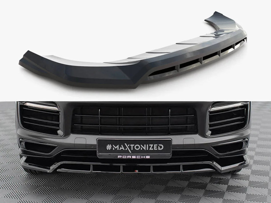 Maxton Front Splitter Porsche Cayenne Sport Design Mk3