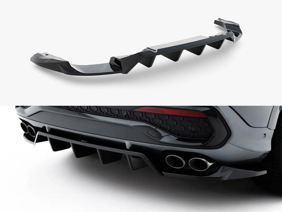 Maxton Rear Splitter (Vertical Bars) Audi SQ5 Sportback / SUV Mk3
