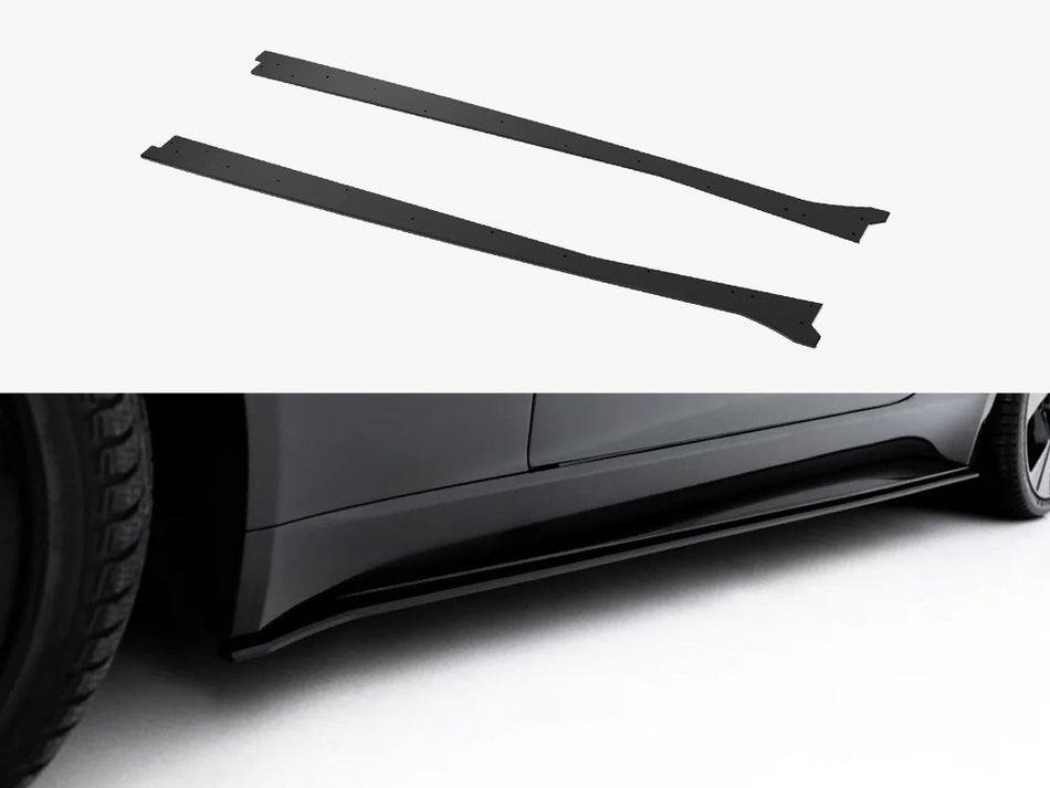 Maxton Street Pro Side Skirt Diffusers Jaguar F-Type X152 Facelift 2