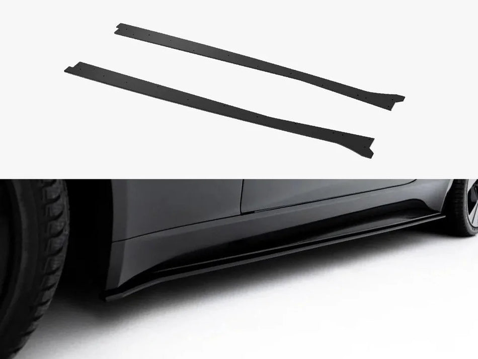 Maxton Street Pro Side Skirt Diffusers Jaguar F-Type X152 Facelift 2