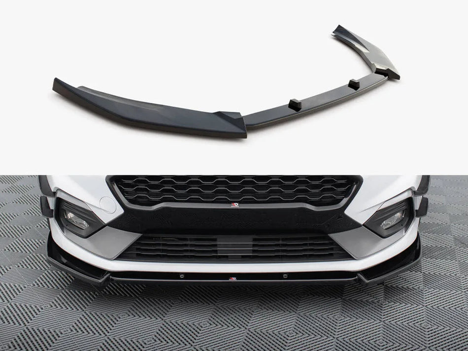 Maxton Front Splitter V.7 Ford Fiesta Mk8 ST / ST-Line