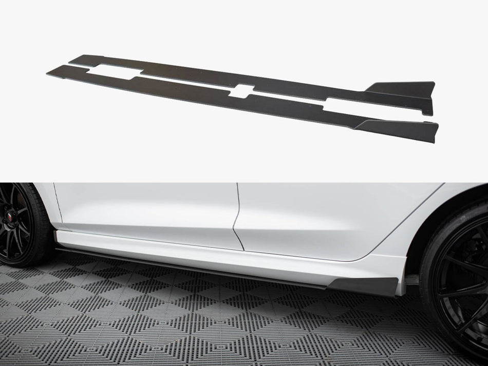 Maxton Racing Side Skirts Diffusers V.1 Ford Fiesta Mk8 ST / ST-Line