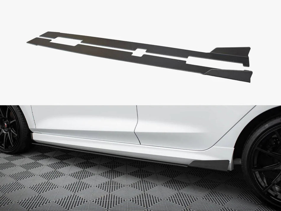Maxton Racing Side Skirts Diffusers V.1 Ford Fiesta Mk8 ST / ST-Line
