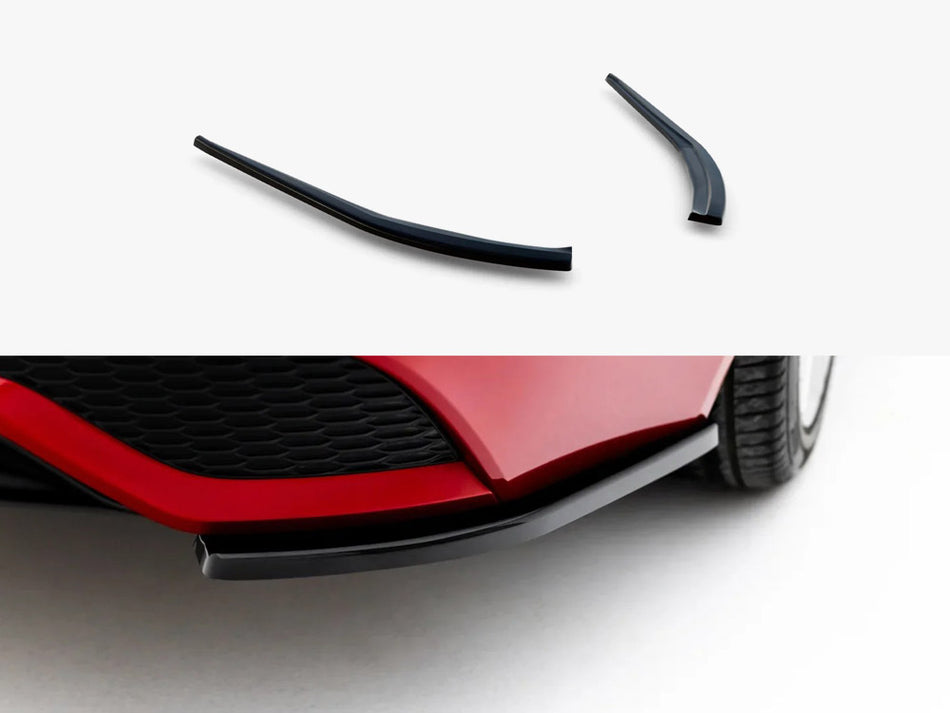 Maxton Rear Side Splitters Jaguar XE R-Dynamic X760 Facelift