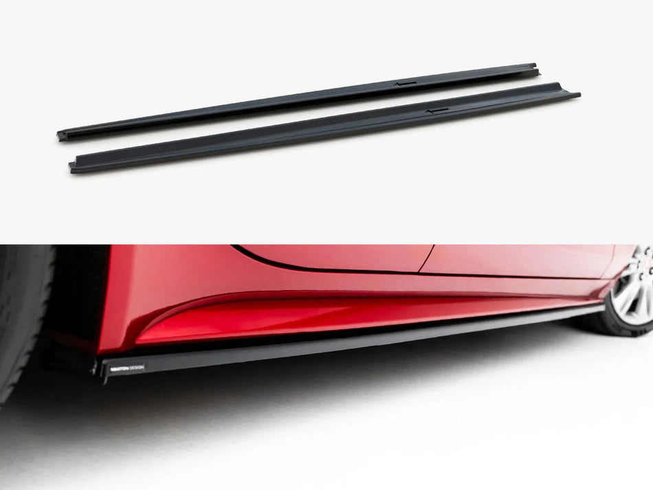 Maxton Side Skirts Diffusers Jaguar XE R-Dynamic X760 Facelift