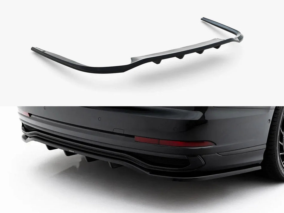 Maxton Rear Splitter (Vertical Bars) Audi A8 S-Line Long D5 Facelift