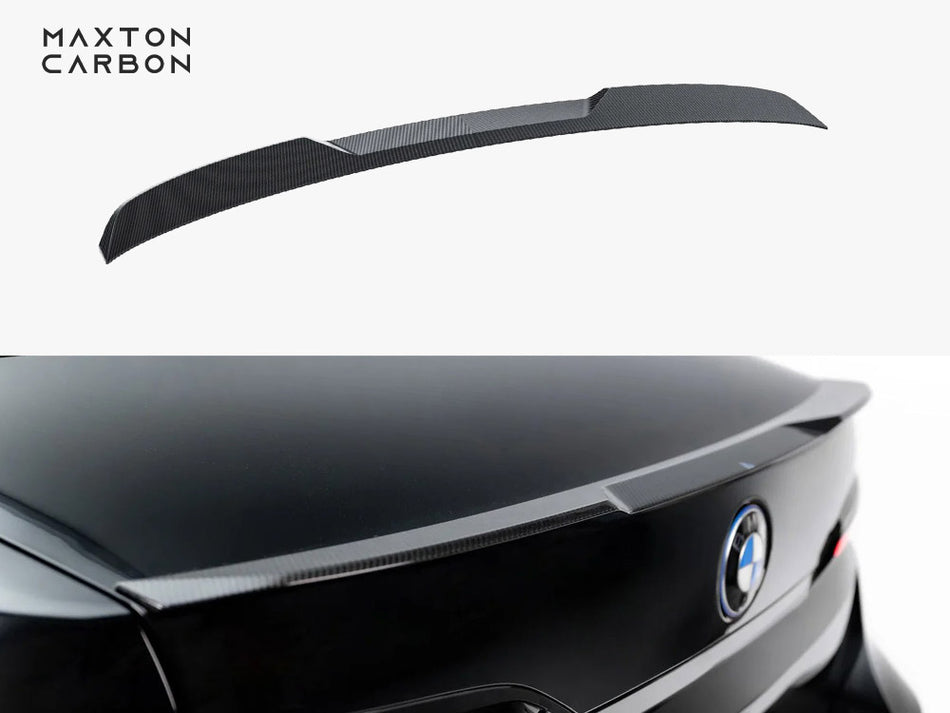 Maxton Prepreg Carbon Fiber Tailgate Spoiler (Lower) BMW 7 M-Pack / M760e / i7 M-Pack G70