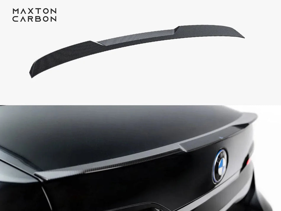 Maxton Prepreg Carbon Fiber Tailgate Spoiler (Lower) BMW 7 M-Pack / M760e / i7 M-Pack G70