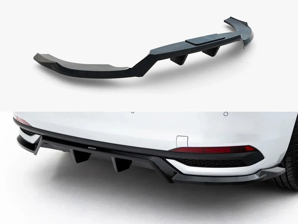 Maxton Rear Splitter (Vertical Bars) Skoda Scala Mk1 Facelift