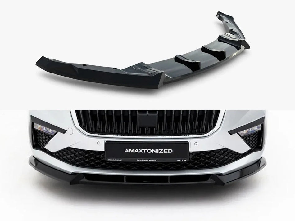 Maxton Front Splitter Skoda Scala Mk1 Facelift