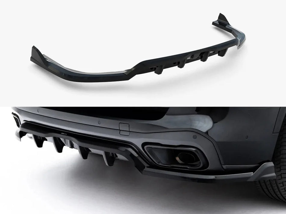 Maxton Rear Splitter (Vertical Bars) BMW X5 M-Sport G05