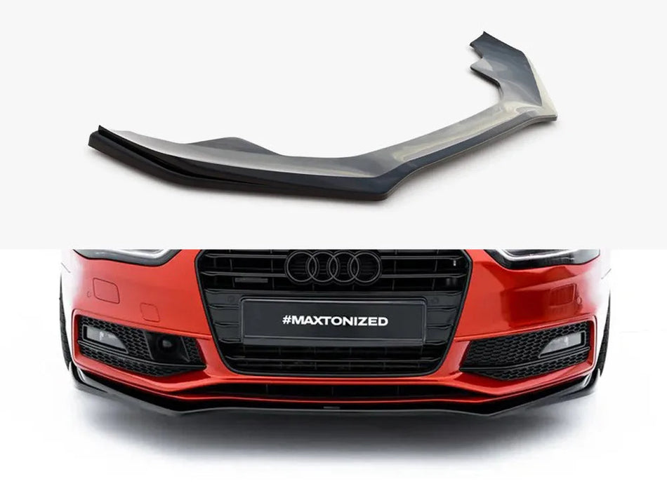 Maxton Front Splitter V.4 Audi A4 S-Line / S4 B8 Facelift