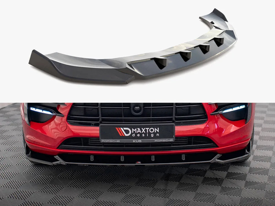 Maxton Front Splitter V.1 Porsche Macan GTS / Sport Design Mk1 Facelift